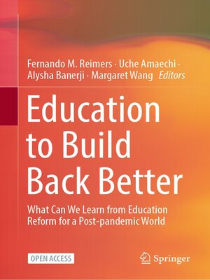 cover image of Education to Build Back Better